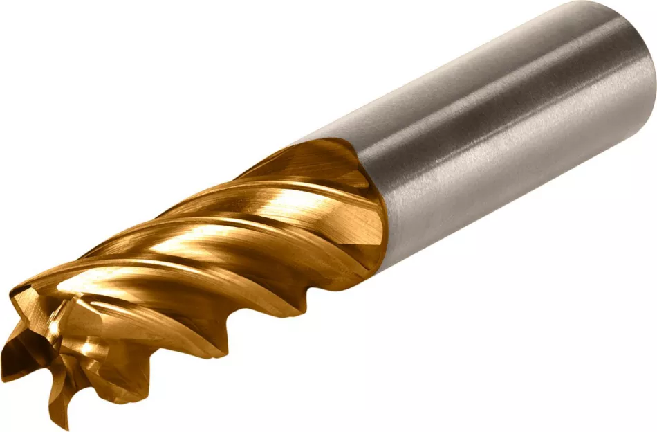 HARVI II TE Five Flute End Mill for Increased MRR Covering the Broadest Range of Applications and Materials;Roughing and Finishing with One Tool Kennametal HARVI II TE - Chamfered - 5 Flutes - Plain Shank - Metric [7156121]