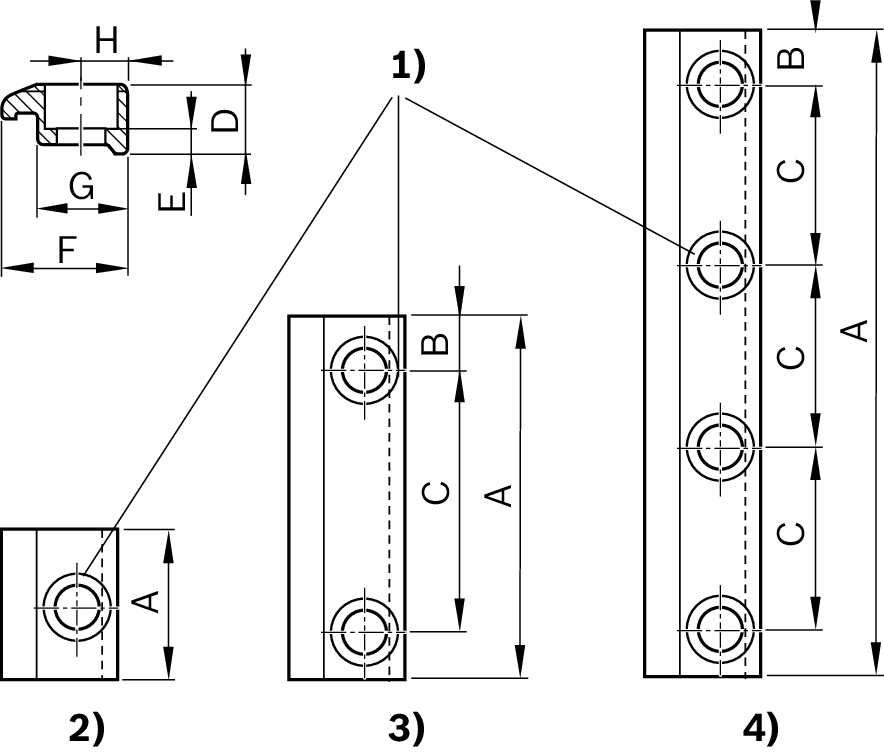Зажимная часть Bosch Rexroth CKX 15-110 [R037541002]
