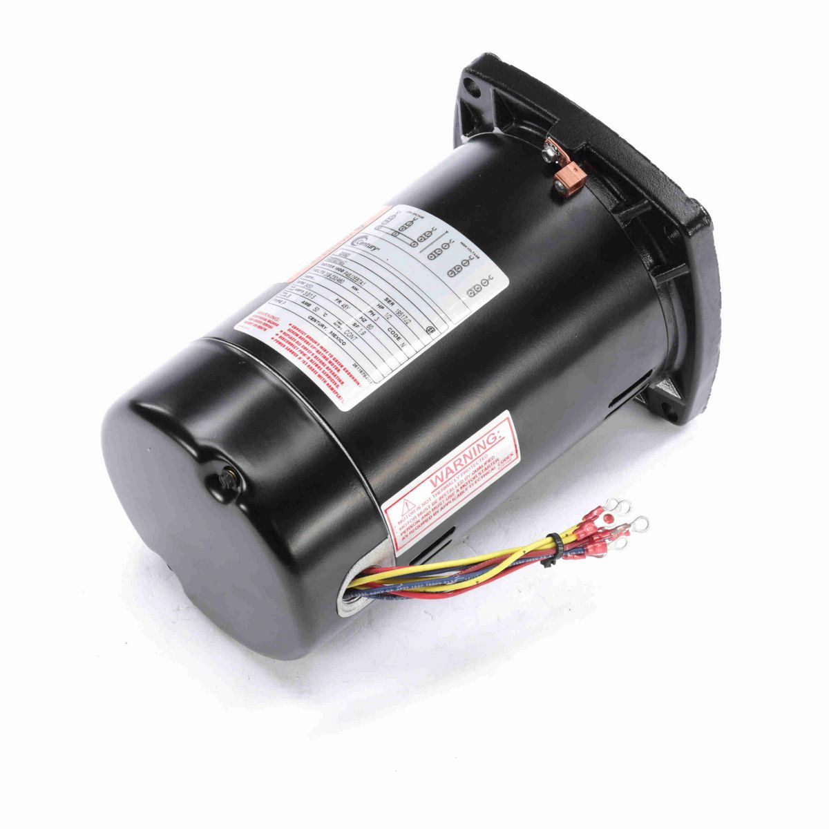 Century Pool Pump Motor, 1/2 HP, 3 Ph, 60 Hz, 208-230/460 V, 3600 RPM, 48Y Frame, ODP - Q3052