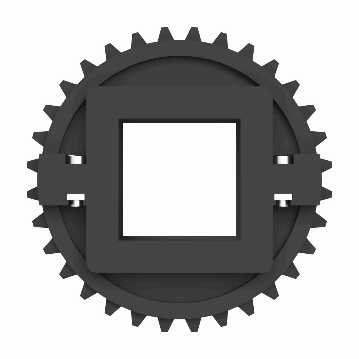 Rexnord 1500 Series Split Molded Nylon Sprocket with 32 Teeth and a 60mm Square Bore - 614-211-2