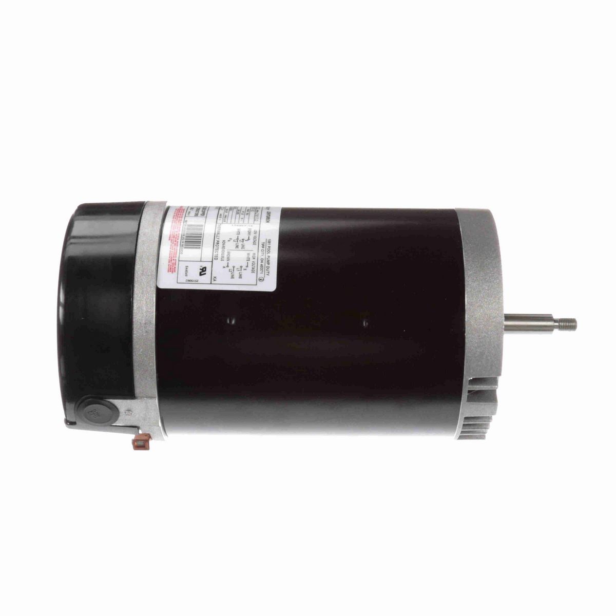 Century Pool Pump Motor, 2.0 HP, 1 Ph, 60 Hz, 208-230/115 V, 3600 RPM, Y56J Frame, DP - USN1202