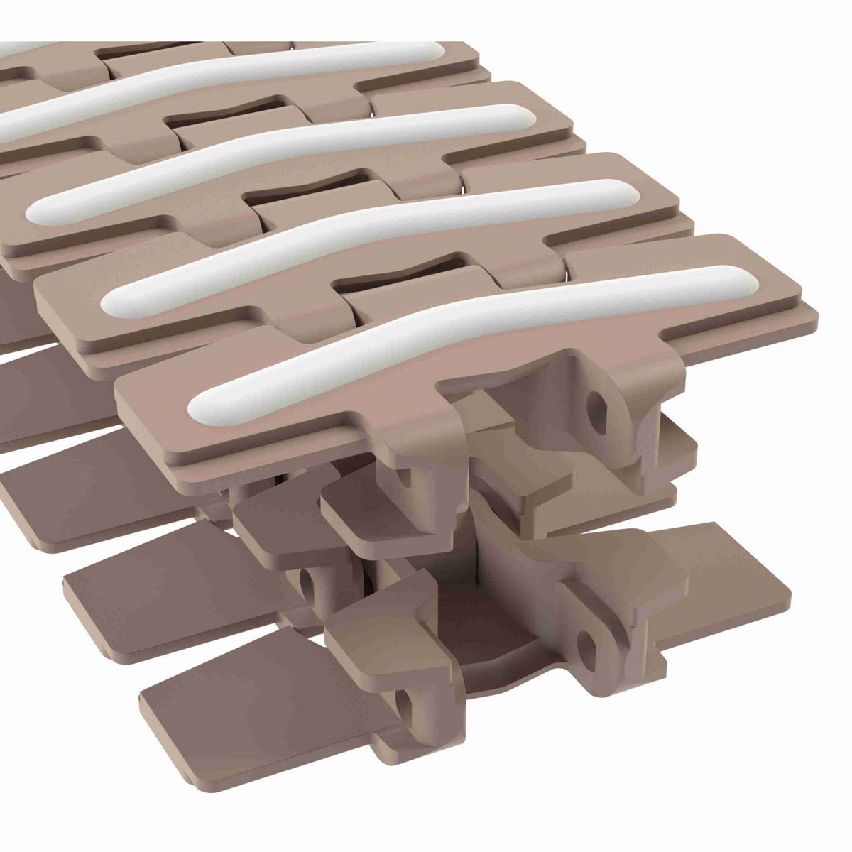 Rexnord 879TAB BO SuperGrip™ Side-flexing SuperGrip™ Tight Radius, Material: Tan Low Friction, Width: 4.5in, Pitch: 1.5in - L0879605452