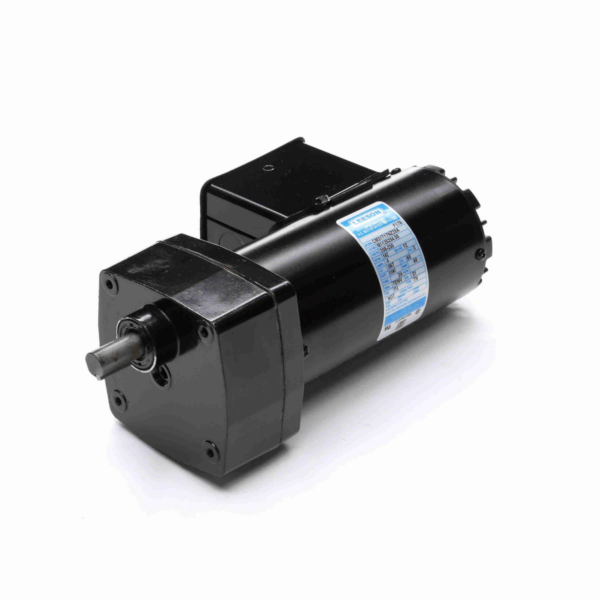 LEESON Parallel Shaft Gearmotor, 0.07 HP, 3 Ph, 60 Hz, 208-230 V, 142 RPM, 31 Frame, TENV - M1125284.00