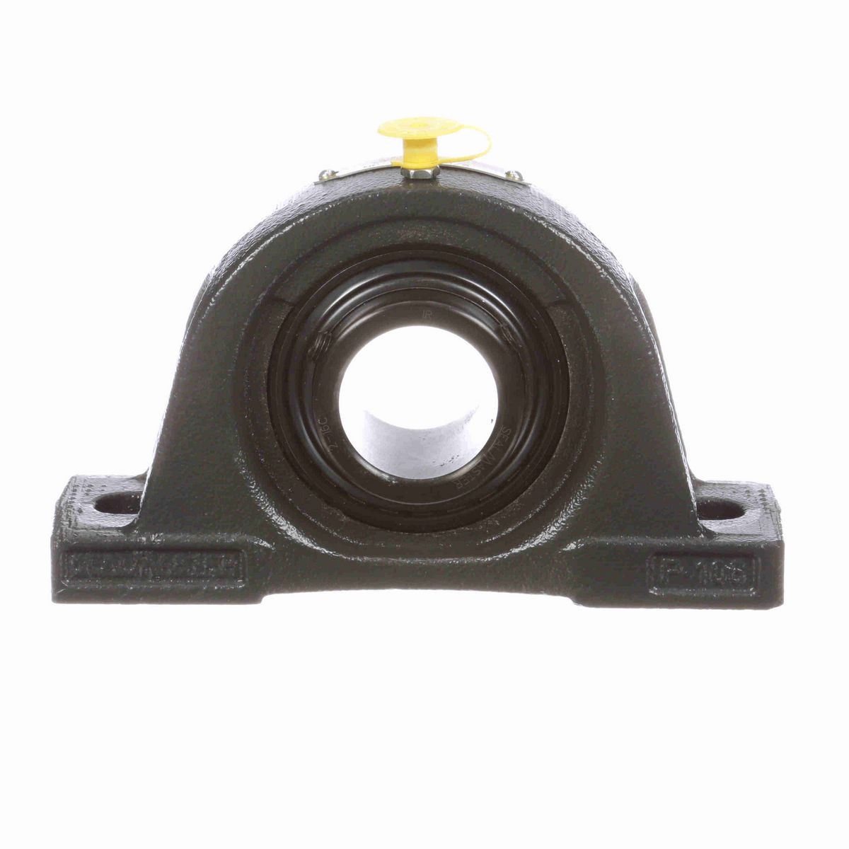 Sealmaster Mounted Cast Iron Two Bolt Pillow Block Ball Bearing - 52100 Bearing Steel, Black Oxided - Setscrew Lock - NP-22C