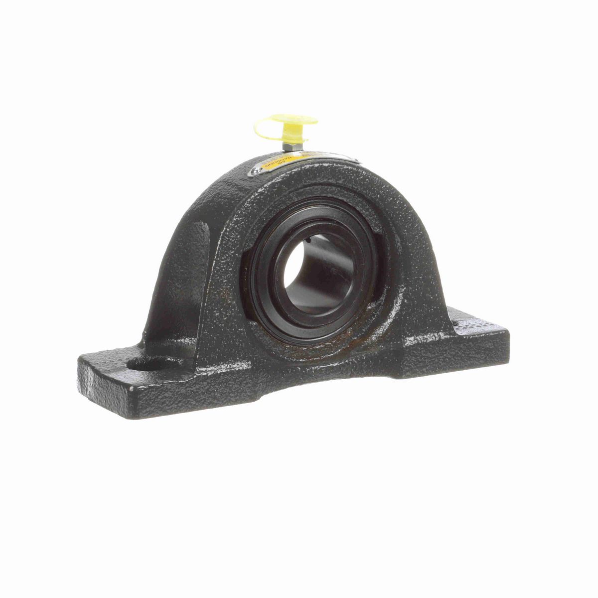 Sealmaster Mounted Cast Iron Two Bolt Pillow Block Ball Bearing - 52100 Bearing Steel, Black Oxided - Setscrew Lock - Air Handling Housing Fit, Noise Tested - NP-19 CXU