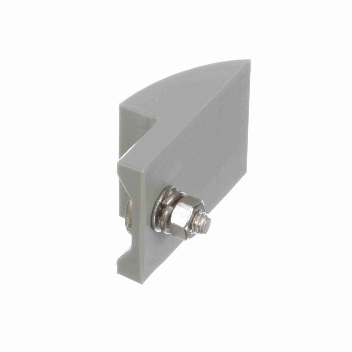 System Plast Nose/Side Plow: 1.9"W X 1"H X 2.75"L White UHMW-PE - VG-687SP-1.4