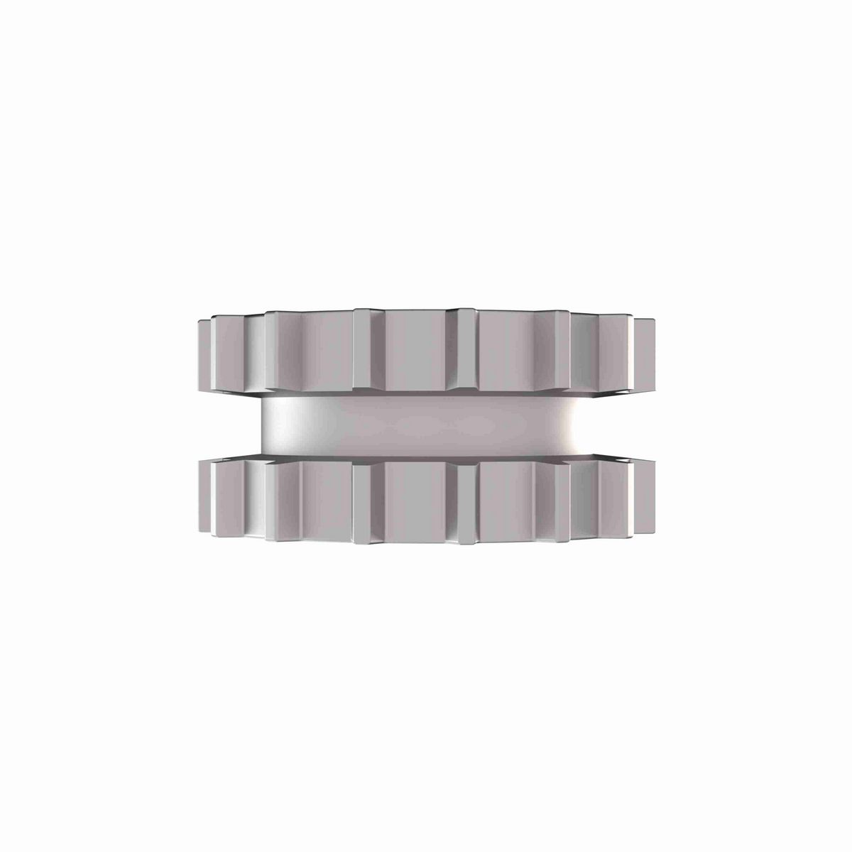 Rexnord 820 Series Solid One Piece Cast Iron Sprocket with 15 Teeth and a 1-1/4in Round Shaft-Ready Bore with Keyway & Setscrew - 401-194-31