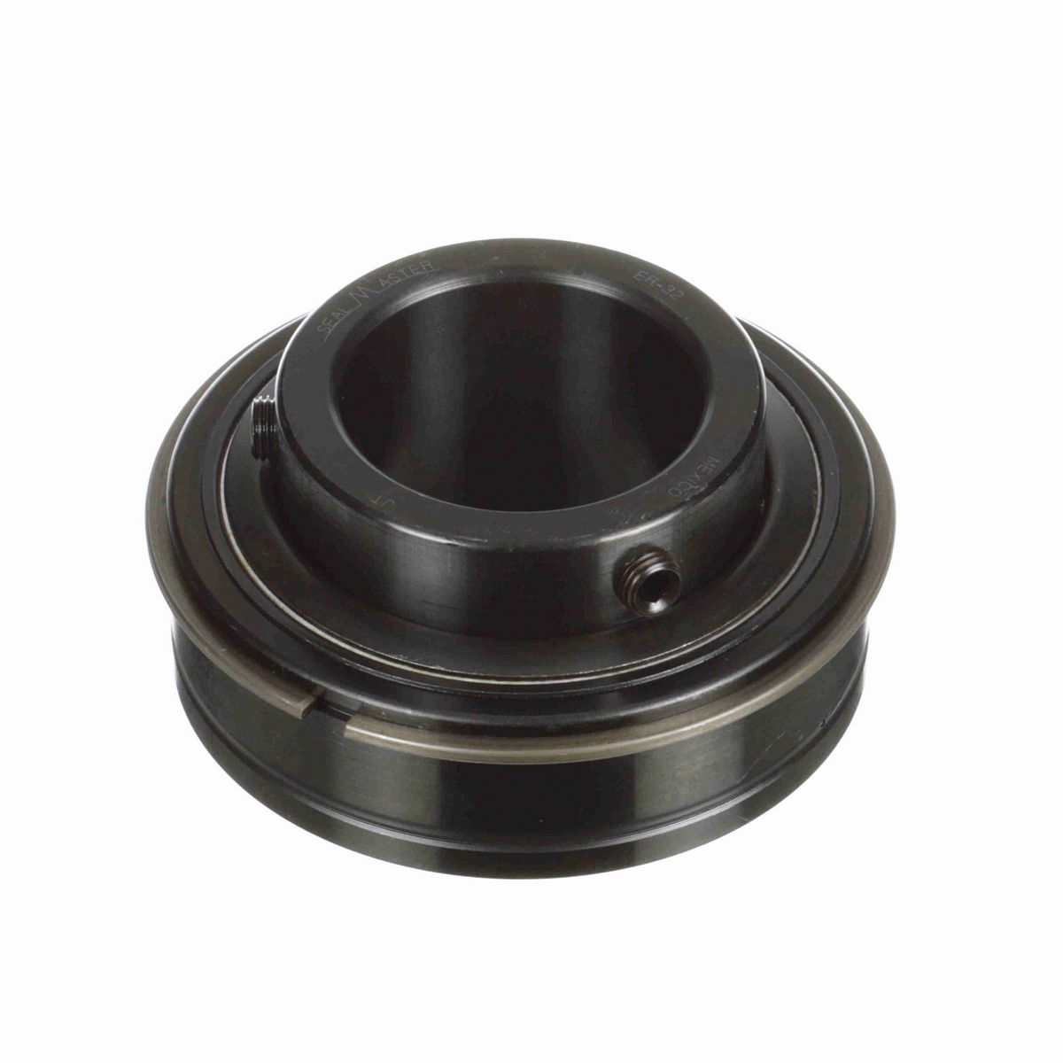 Sealmaster Mounted Insert Only Ball Bearing - 52100 Bearing Steel, Black Oxided - Setscrew Lock - ER-32