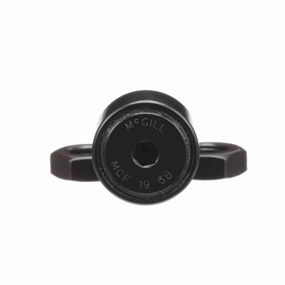 Опорный ролик с цапфой McGill CAMROL MCF 19 SB, бочкообразный, с уплотнением, с шестигранным отверстием, метрический