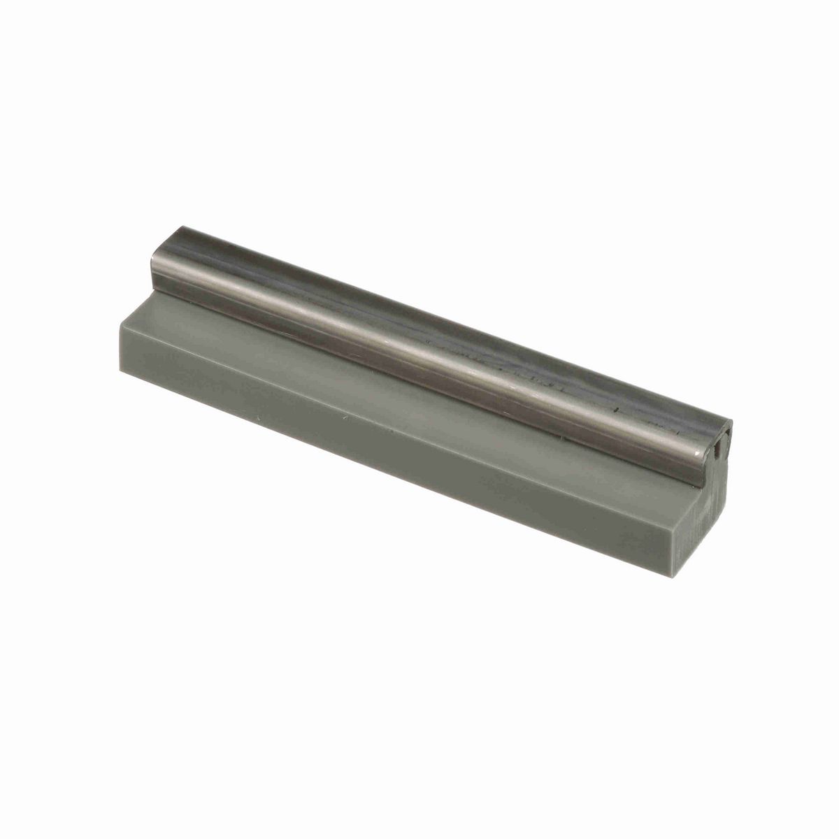 System Plast Tab Chain Guide Rail: 1.19"W X 1.07"H X 240"L Grey Nolu-S - VG-SSTG-02-NS-20