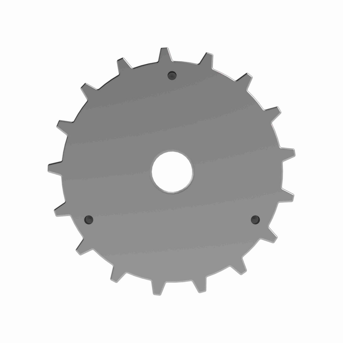 Rexnord 815 Series Solid One Piece Cast Iron Sprocket with 17 Teeth and a 3/4in Round Rough Stock Bore (RSB) - 401-195-17
