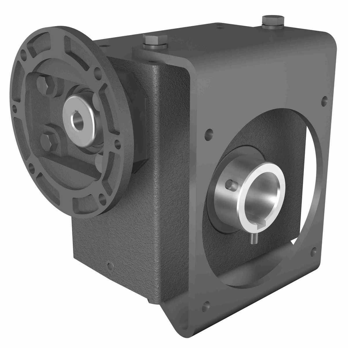 Hub City PowerCubeX Worm Gear Reducer Cast Iron Single-Reduction Worm Reducer - 326 15/1 R WR 143TC 2.188