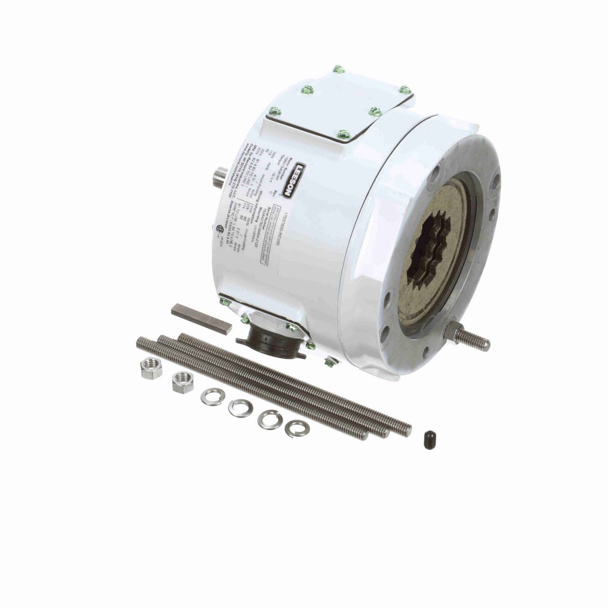 LEESON 10 LB-FT COUPLER BRAKE.56C/143-5TC.NEMA4X/IP55/BISSC.115/230V.1PH.ALUMINUM STEARNS 1056734081PF - 175578.00