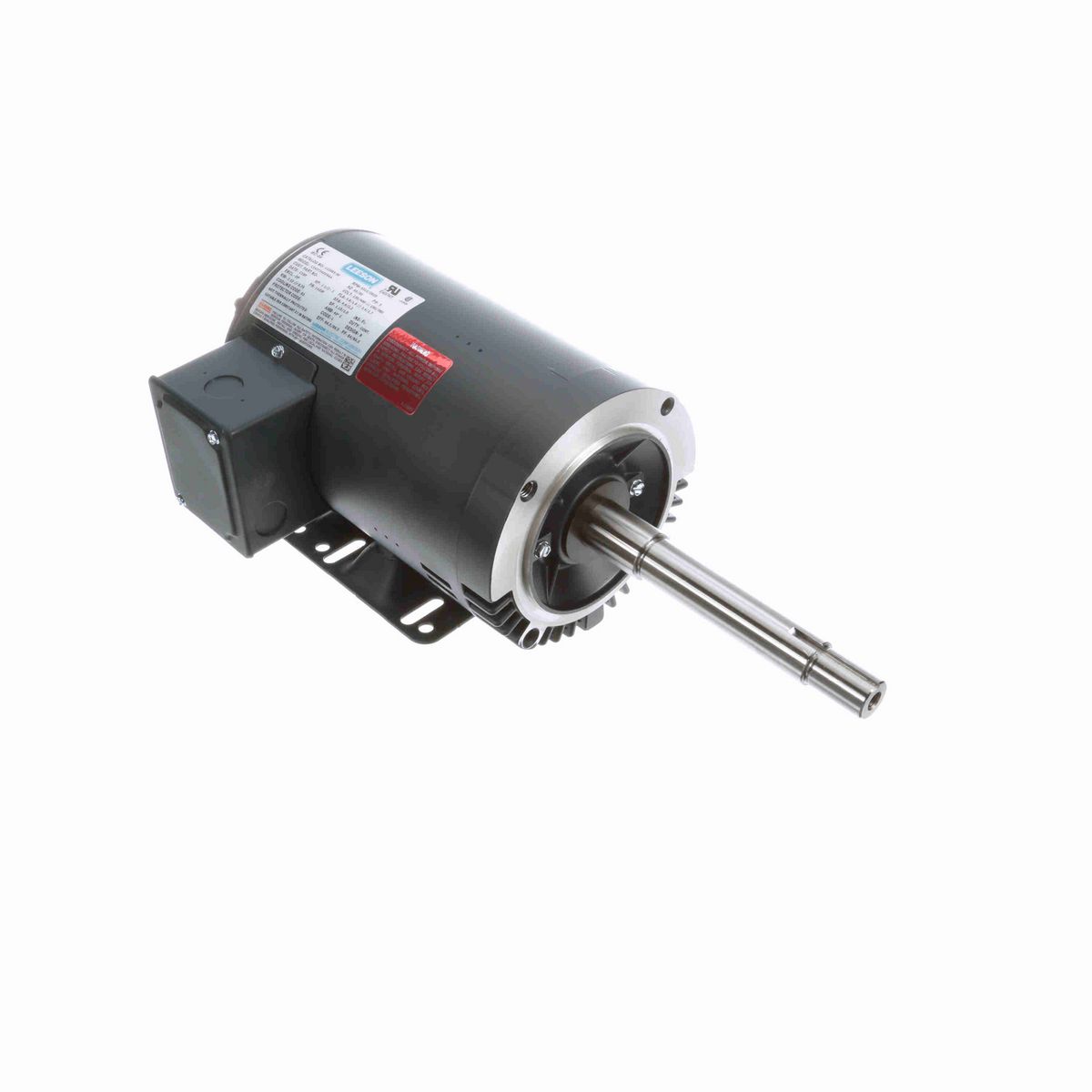 LEESON Close-Coupled Pump Motor, 1.50 & 1 HP, 3 Ph, 60 & 50 Hz, 230/460 & 190/380 V, 3600 & 3000 RPM, 143JP Frame, DP - 122095.00