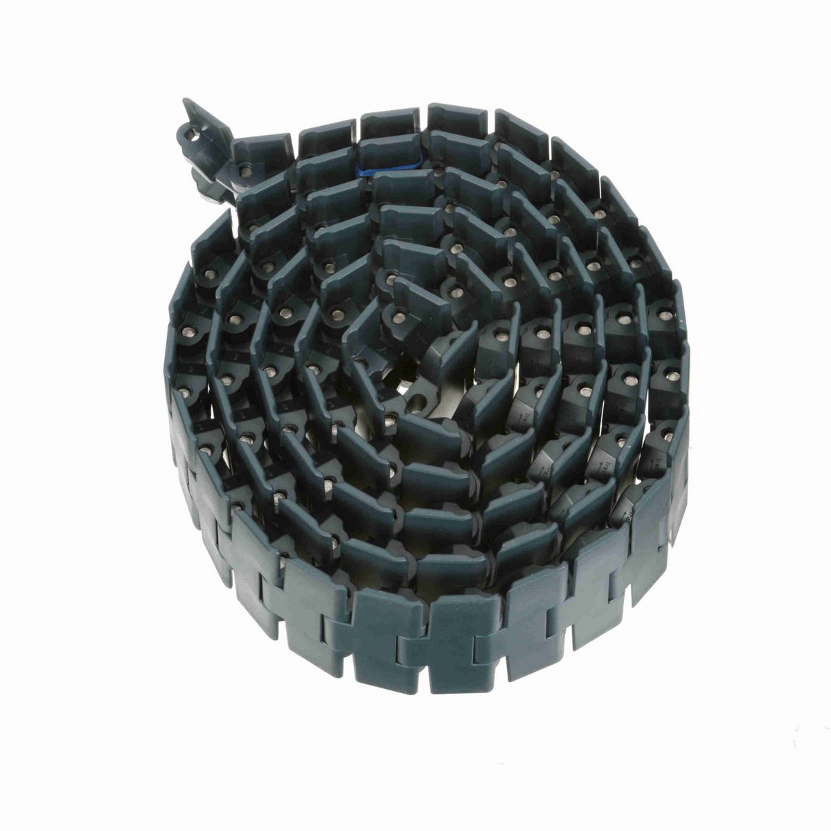 System Plast 882B Side-flexing Solid Top, Material: NG evo (Gray Blue), Width: 4.5in, Pitch: 1.5in - NGE882-K450