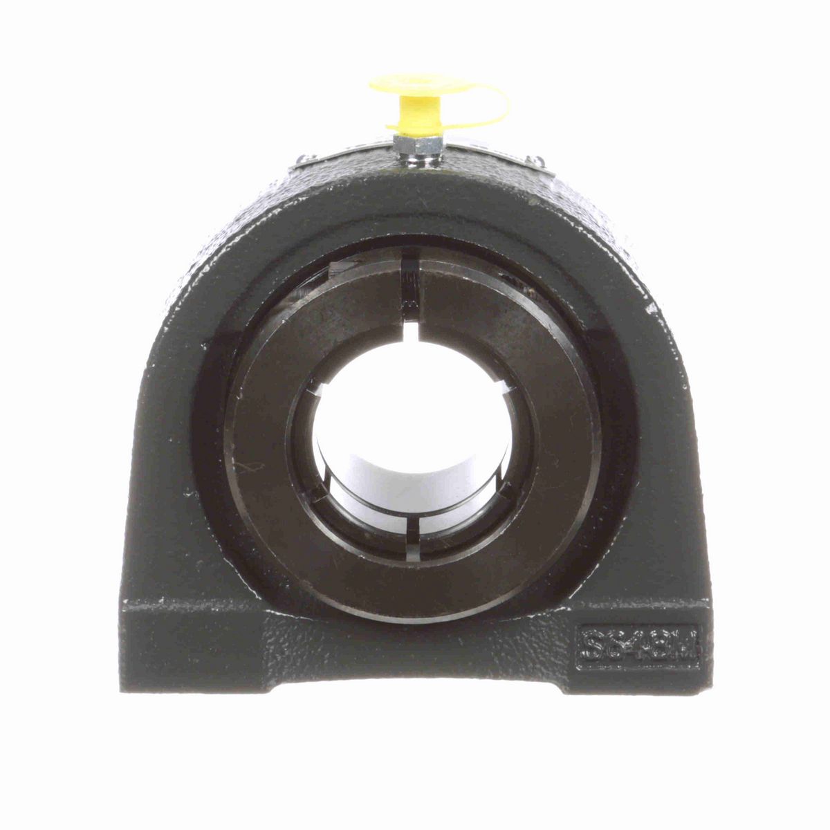 Sealmaster Mounted Cast Iron Tapped Base Pillow Block Ball Bearing - 52100 Bearing Steel, Black Oxided - Concentric Lock - TB-207TMC