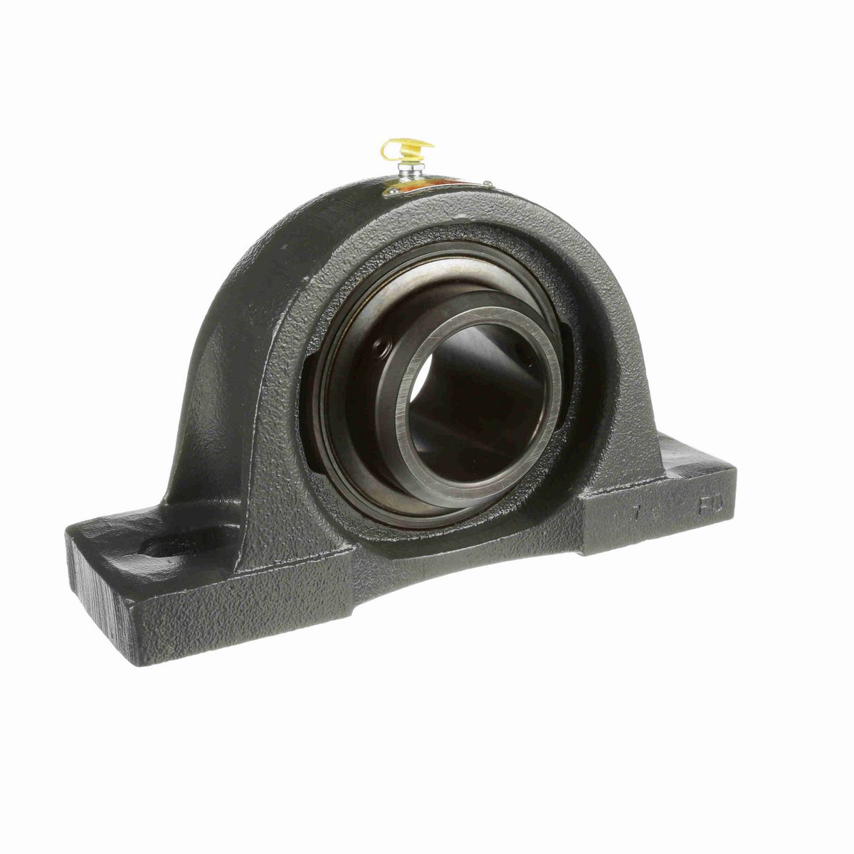 Sealmaster Mounted Cast Iron Two Bolt Pillow Block Ball Bearing - 52100 Bearing Steel, Black Oxided - Double Setscrew Lock - MPD-39