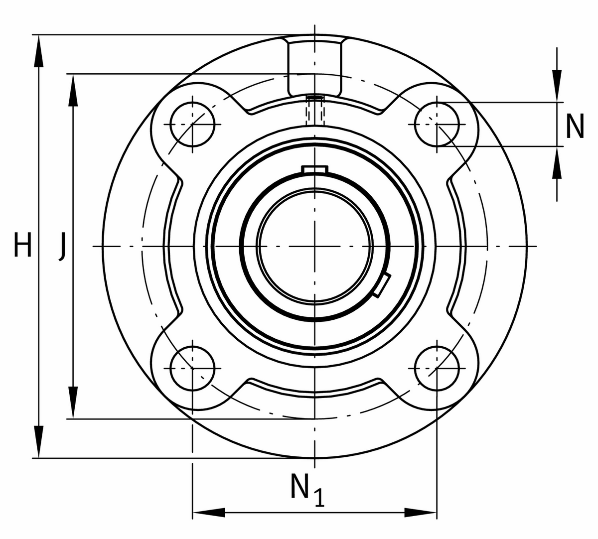 Фланцевый корпус FAG UCFC215
