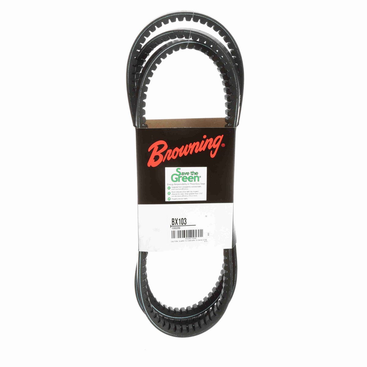Browning EPDM Notched Belt 98% Efficient - BX103