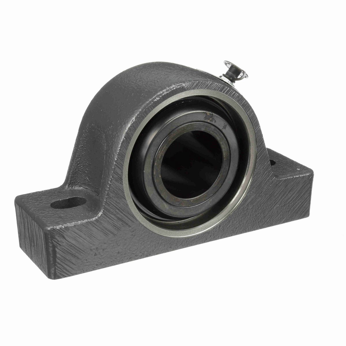 Sealmaster Mounted Cast Iron Two Bolt Pillow Block Spherical Roller - 52100 Bearing Steel, Black Oxided - Collar Mount Lock - USRB5000-111