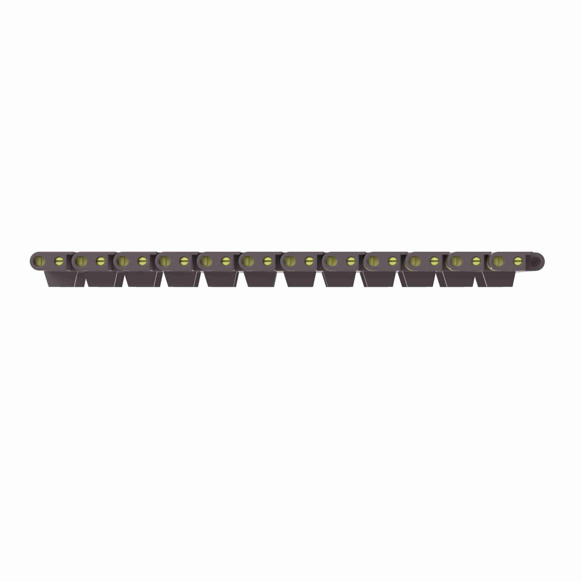 Rexnord 8505DTS Straight Running DTS®, Material: Brown High Performance, Width: 4.5in, Pitch: 0.75in - 81415811