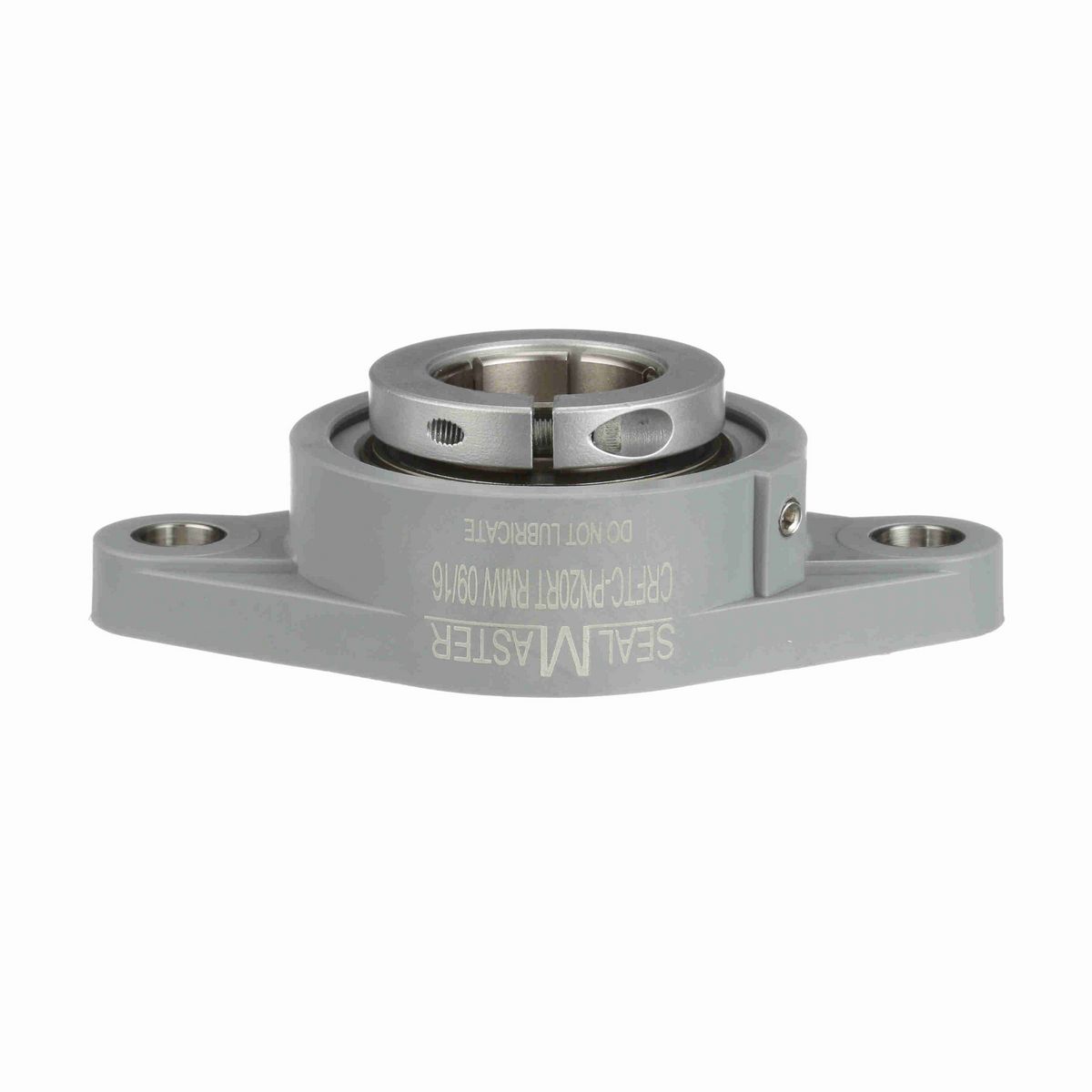 Sealmaster Mounted Composite Two Bolt Flange Ball Bearing - 52100 Bearing Steel, Phosphorus Nickel Coated - Concentric Lock - Corrosion Resistant - Reduced Maintenance - Lubed for Life - CRFTC-PN20RT RMW