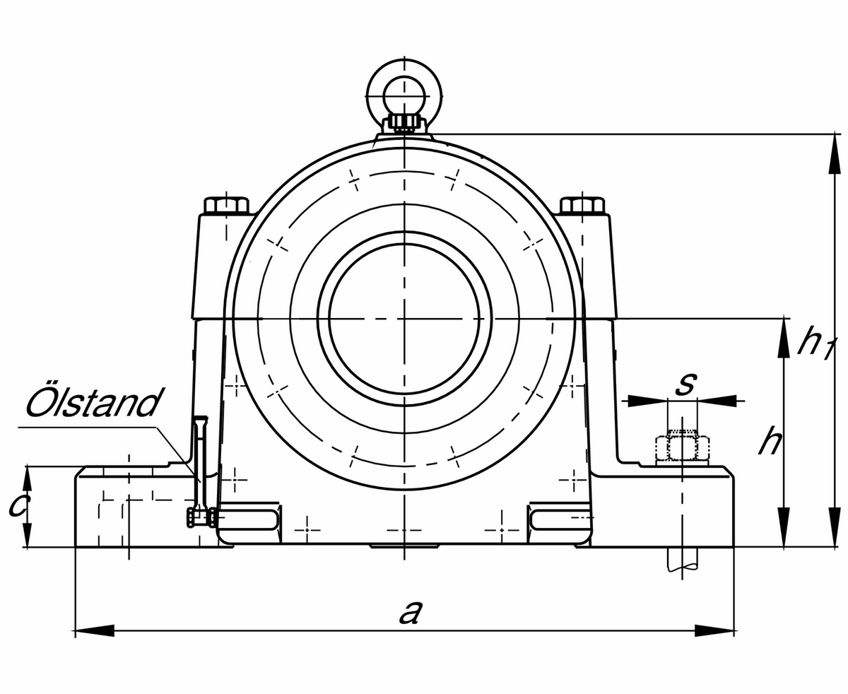 Стационарный корпус FAG LOE226-N-BF-L