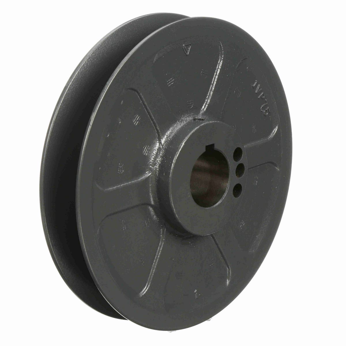 Browning 1 Groove Cast Iron Finish Bore FHP Variable Pitch Sheave - 1VP75X 1 3/8