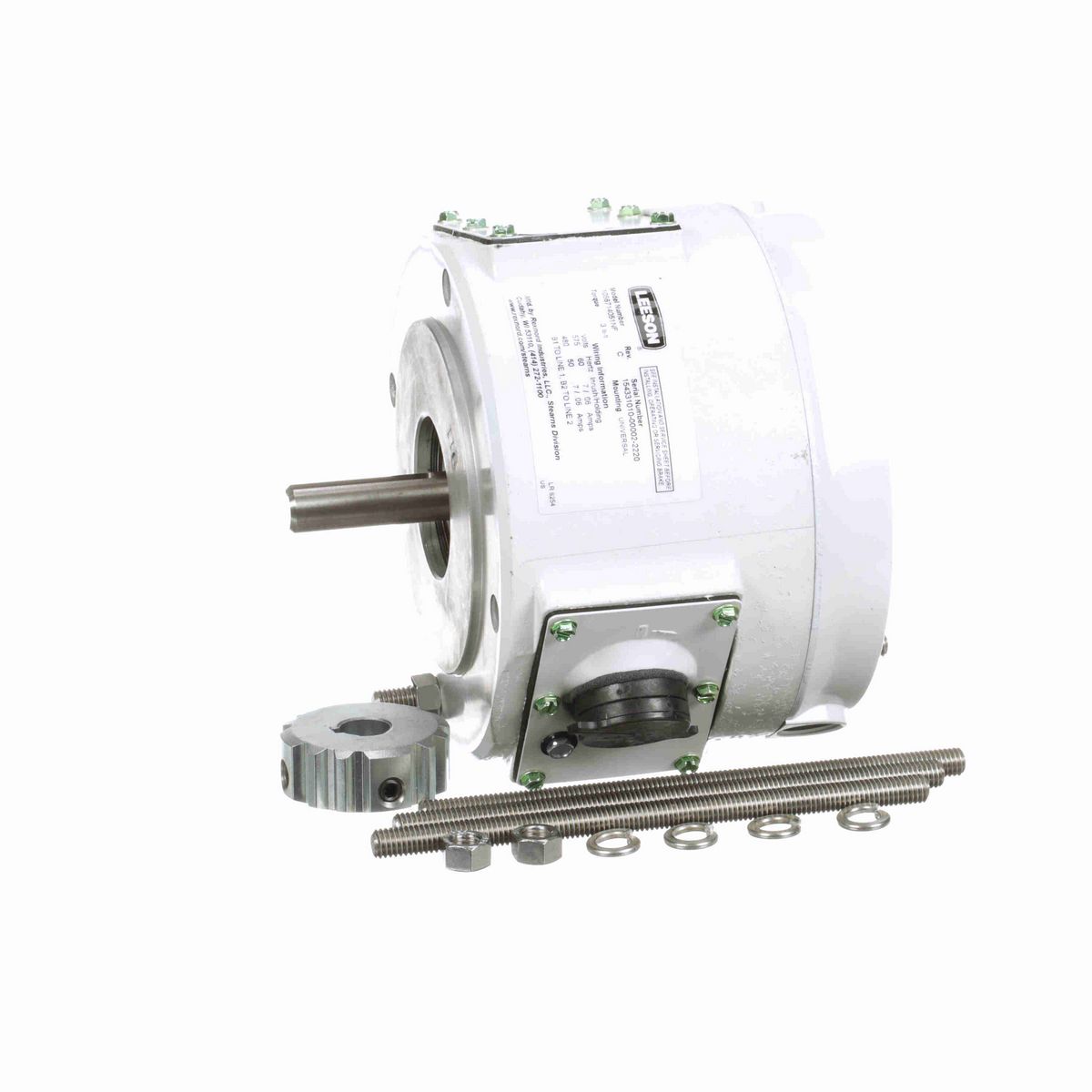LEESON 3 LB-FT COUPLER BRAKE.56C.NEMA4X/IP55/BISSC.575V.1PH.ALUMINUM STEARNS 1056714051NF - 175568.00