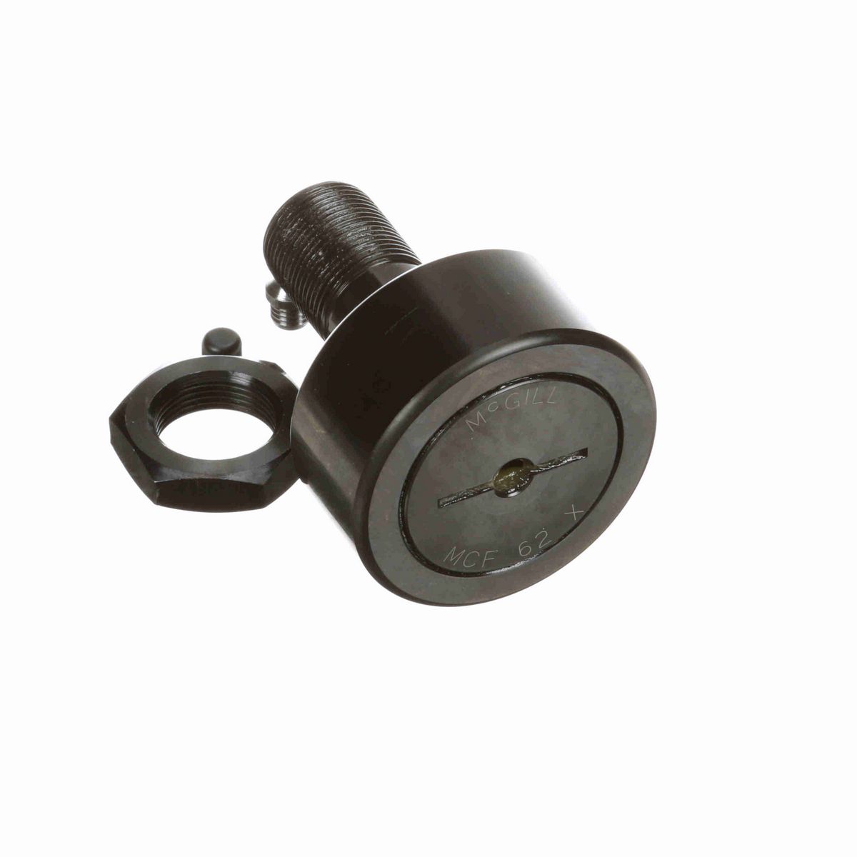 Опорный ролик с цапфой McGill CAMROL MCF 62 X, цилиндрический, со шлицем под отвёртку, метрический