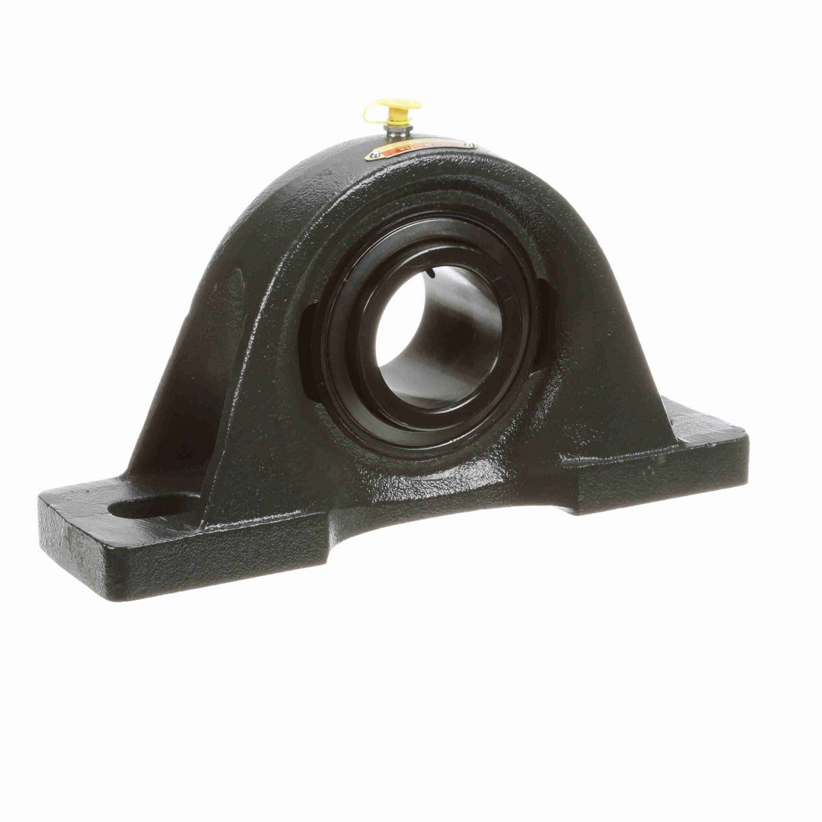 Sealmaster Mounted Cast Iron Two Bolt Pillow Block Ball Bearing - 52100 Bearing Steel, Black Oxided - Setscrew Lock - SP-36