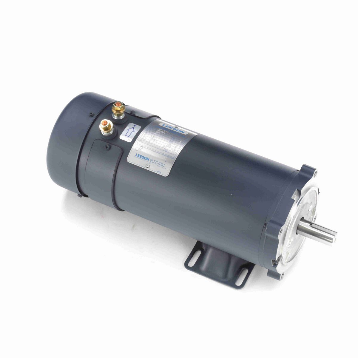 LEESON Low Voltage Motor, 2 HP, 24 V, 1800 RPM, S56CZ Frame, TEFC - 109106.00