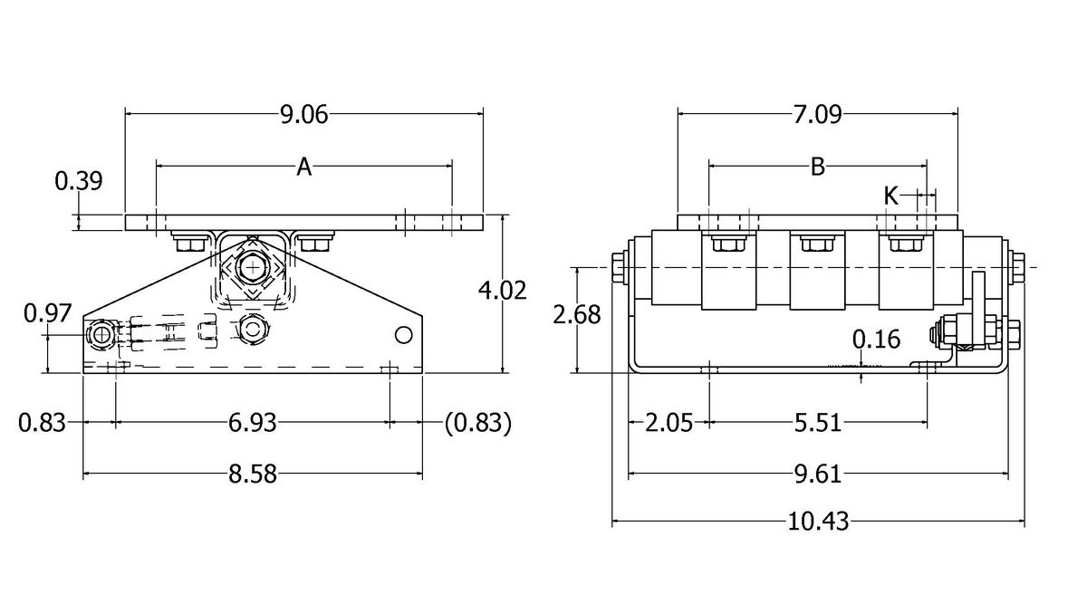RunRight® Motor Bases Timken 68514463021