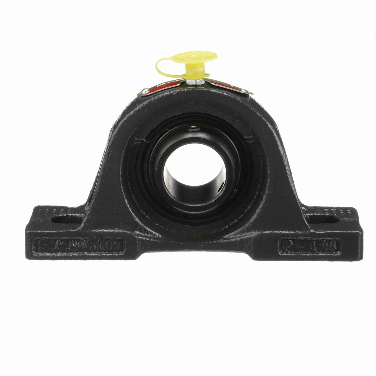 Sealmaster Mounted Cast Iron Two Bolt Pillow Block Ball Bearing - 52100 Bearing Steel, Black Oxided - Setscrew Lock - NP-16C