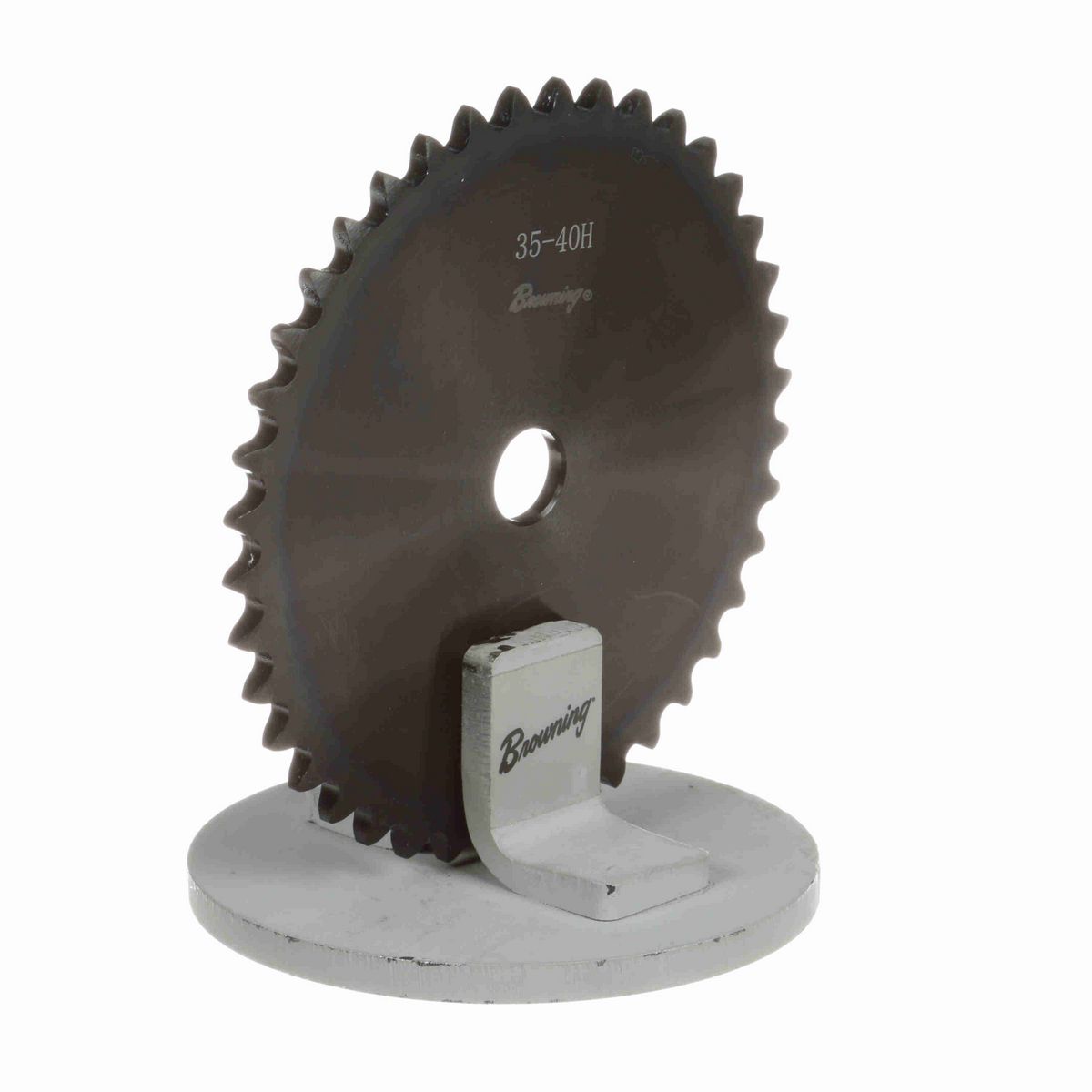 Browning Steel Minimum Plain Bore Roller Chain Sprocket - 35A40