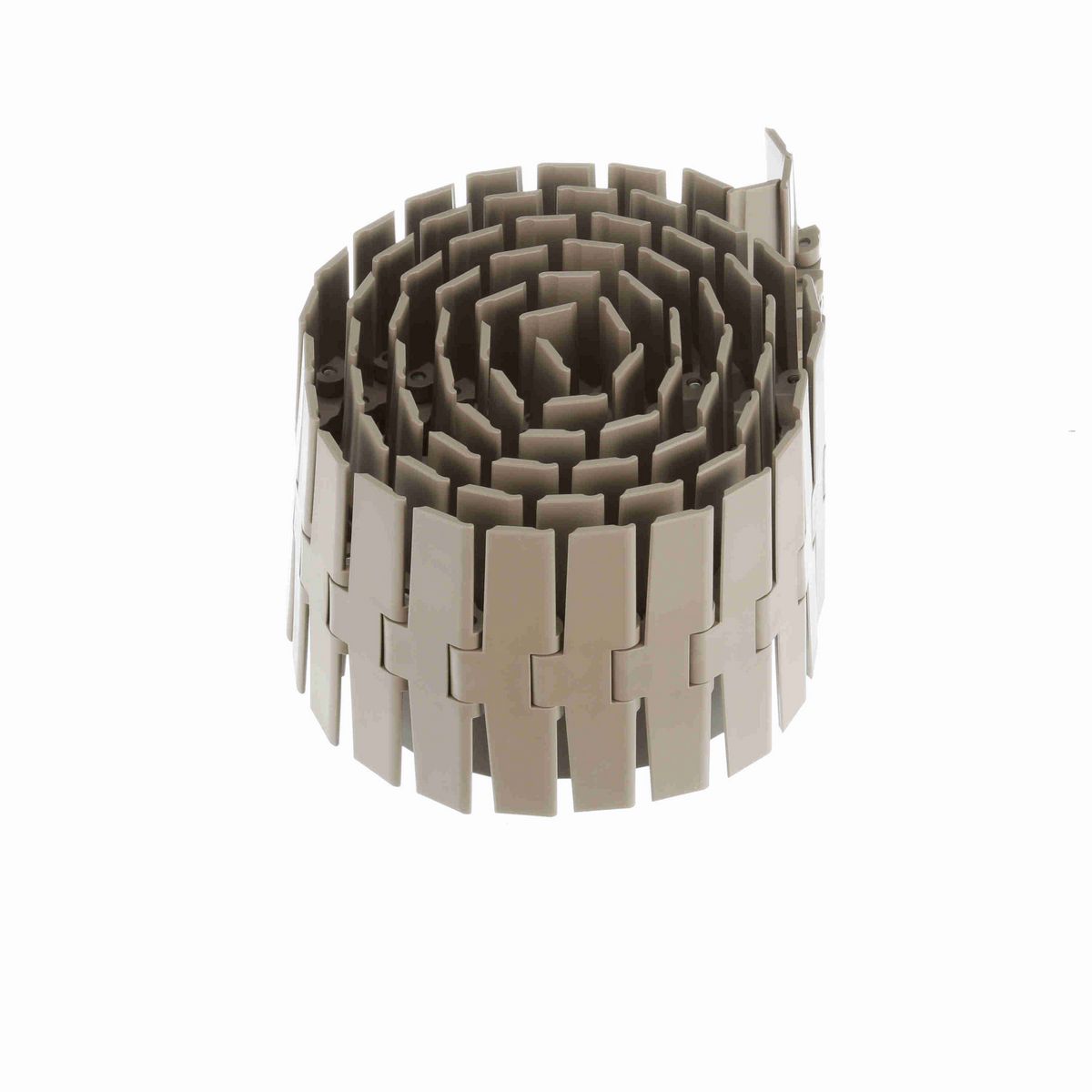 System Plast 882B Side-flexing Solid Top, Material: Tan Low Friction, Width: 7.5in, Pitch: 1.5in - LF882-K750