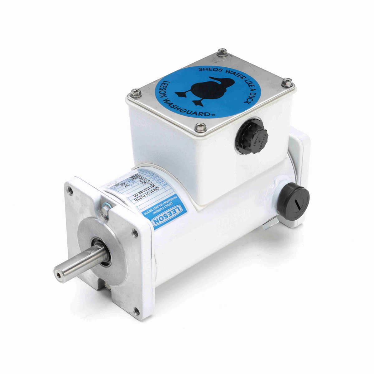 LEESON White Duck™ Sub-Fractional Motor, 0.13 HP, 12 V, 1750 RPM, 31 Frame, TENV - M1120182.00