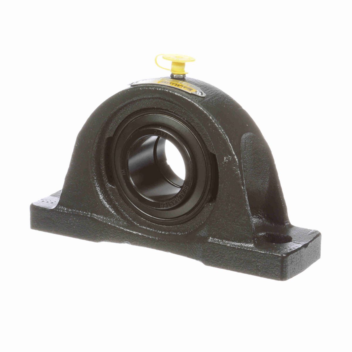 Sealmaster Mounted Cast Iron Two Bolt Pillow Block Ball Bearing - 52100 Bearing Steel, Black Oxided - Concentric Lock - Air Handling Housing Fit, Noise Tested - NP-23T CXU