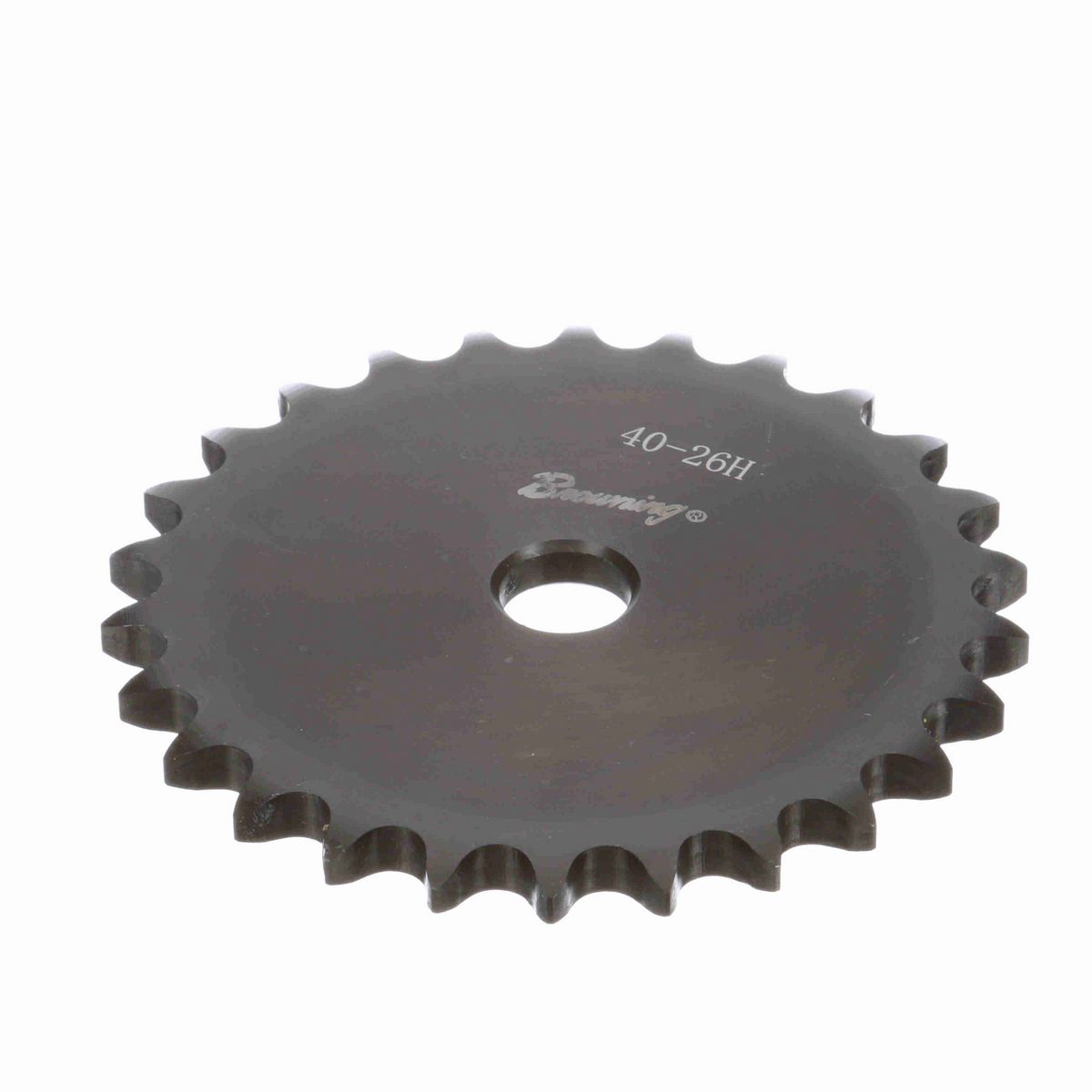 Browning Steel Minimum Plain Bore Roller Chain Sprocket - 40A26