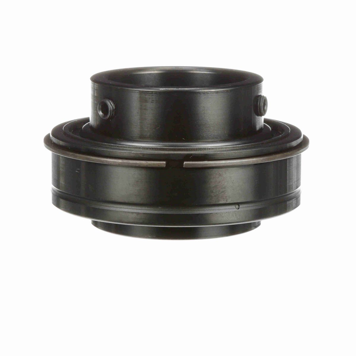 Sealmaster Mounted Insert Only Ball Bearing - 52100 Bearing Steel, Black Oxided - Setscrew Lock - ER-38C