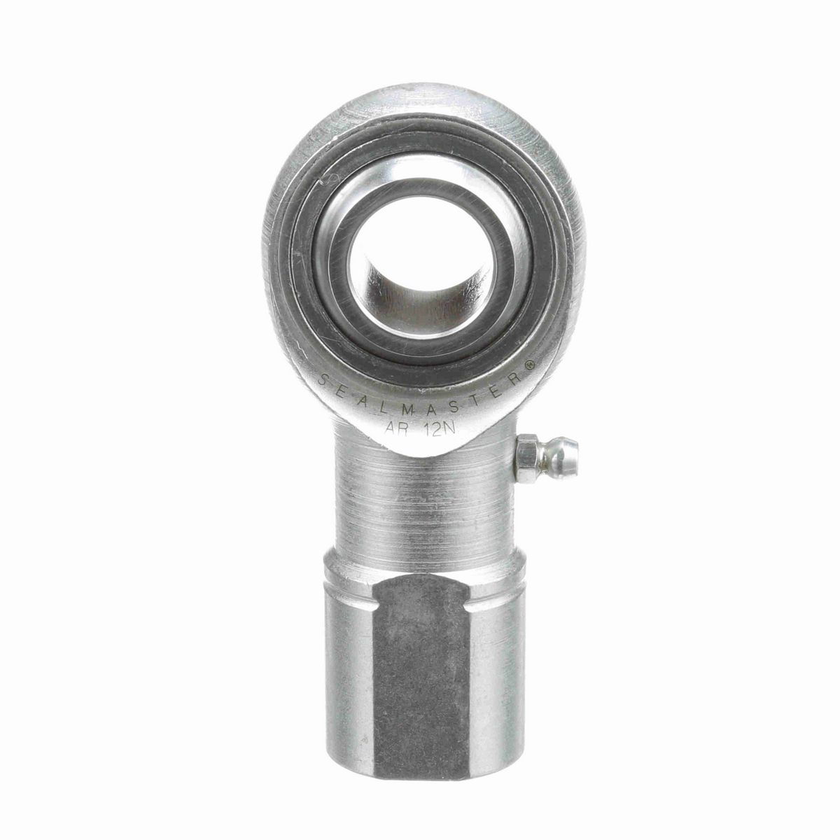 Sealmaster Female Rod End Bearing - Three-Piece Greasable Carbon Steel Race - AR 12N