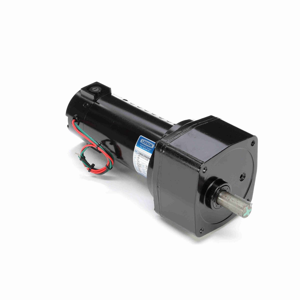 LEESON Parallel Shaft Gearmotor, 0.25 HP, 90 V, 500 RPM, 34 Frame, TENV - M1135113.00