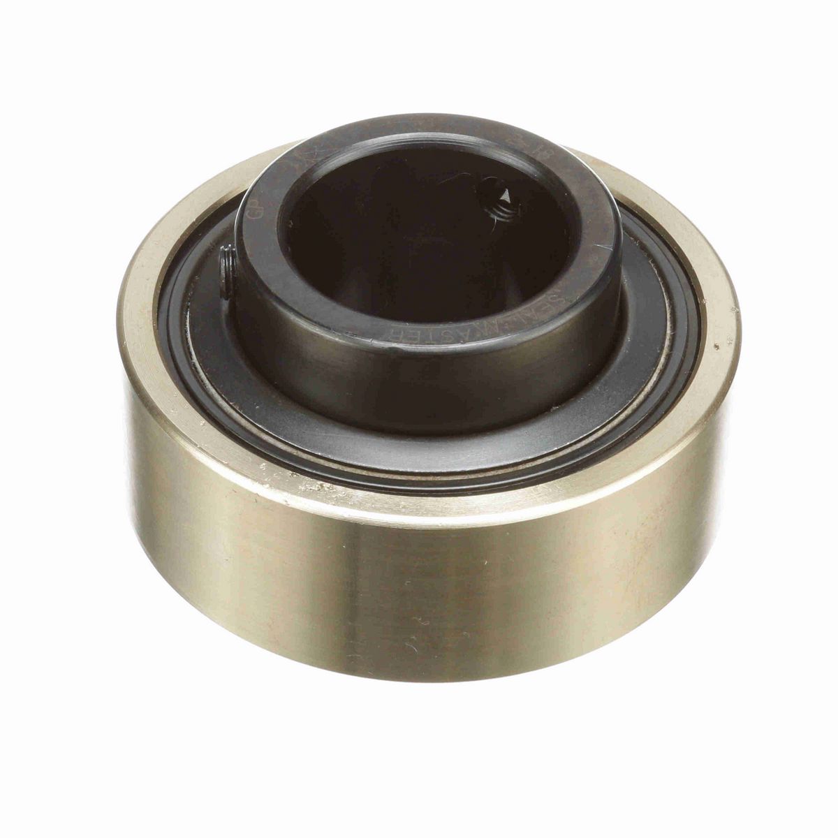 Sealmaster Mounted Insert Only Ball Bearing - 52100 Bearing Steel, Black Oxided - Setscrew Lock - AR-2-18