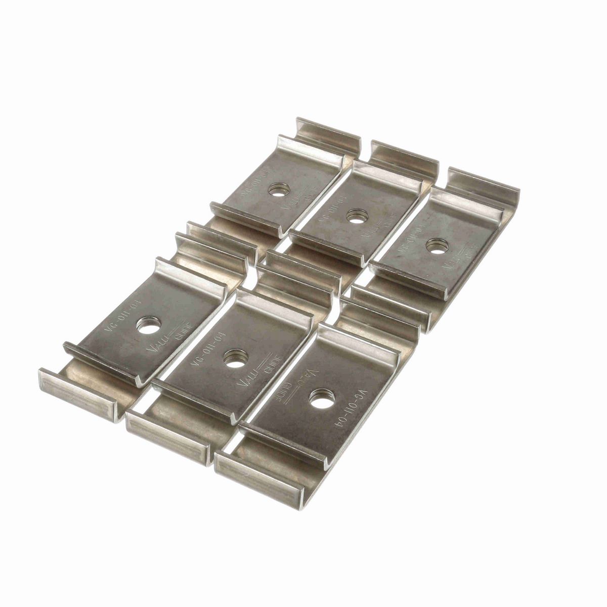 System Plast Double Rail Clamp, Stainless Steel,~3.25" C.D. - VG-011-04