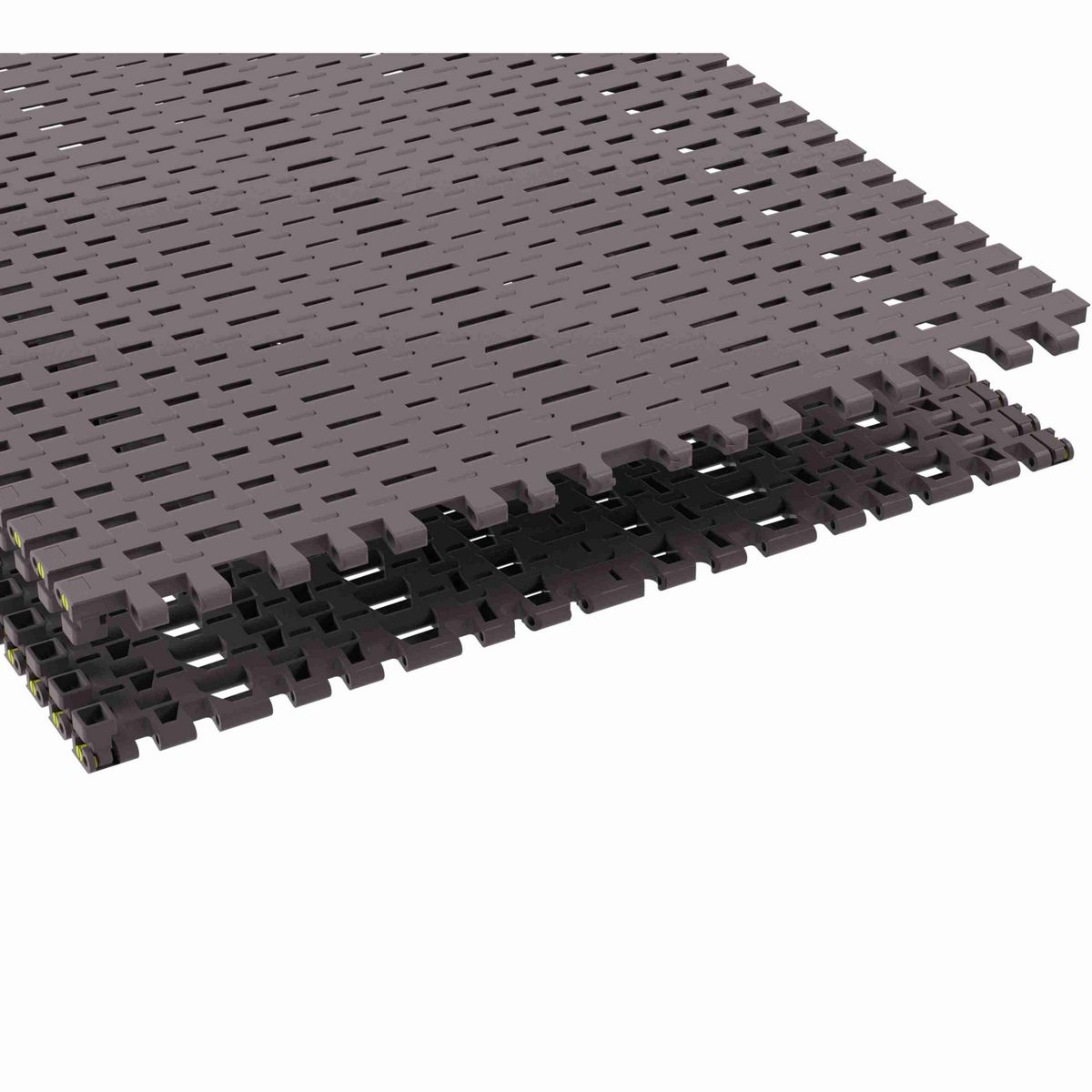 Rexnord 7956GT Side-flexing Flush Grid, Material: Brown High Performance, Width: 24in, Pitch: 1.25in - 10324712