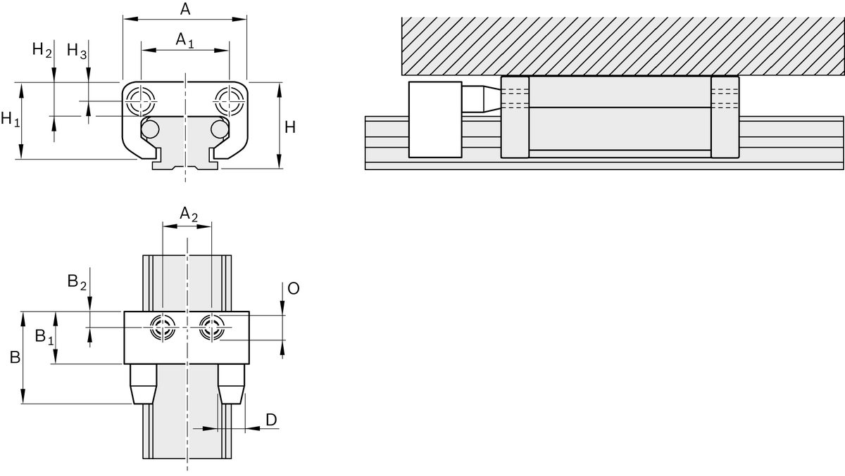 Упор для направляющих Bosch Rexroth 32 [R191053200]