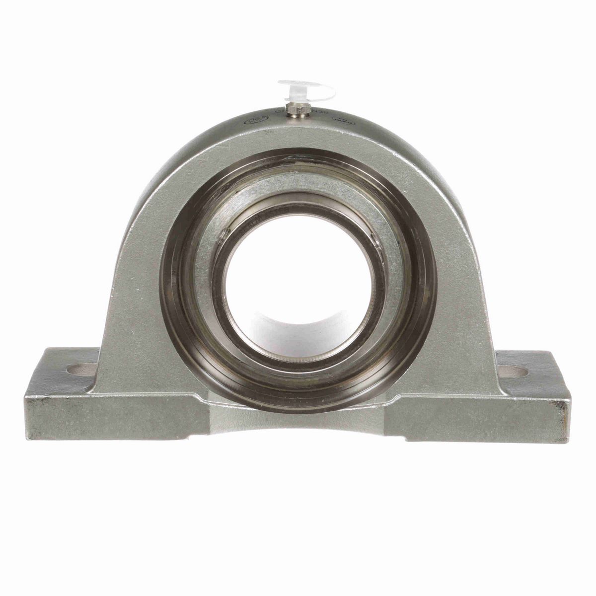 Sealmaster Mounted Stainless Steel Two Bolt Pillow Block Ball Bearing - 52100 Bearing Steel, Phosphorus Nickel Coated - Setscrew Lock - Corrosion Resistant - CRPS-PN39