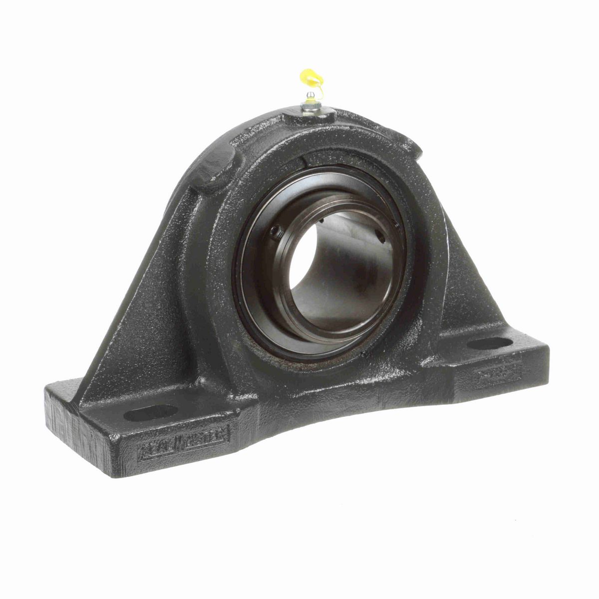 Sealmaster Mounted Cast Iron Four Bolt Pillow Block Ball Bearing - 52100 Bearing Steel, Black Oxided - Double Setscrew Lock - MSFPD-55