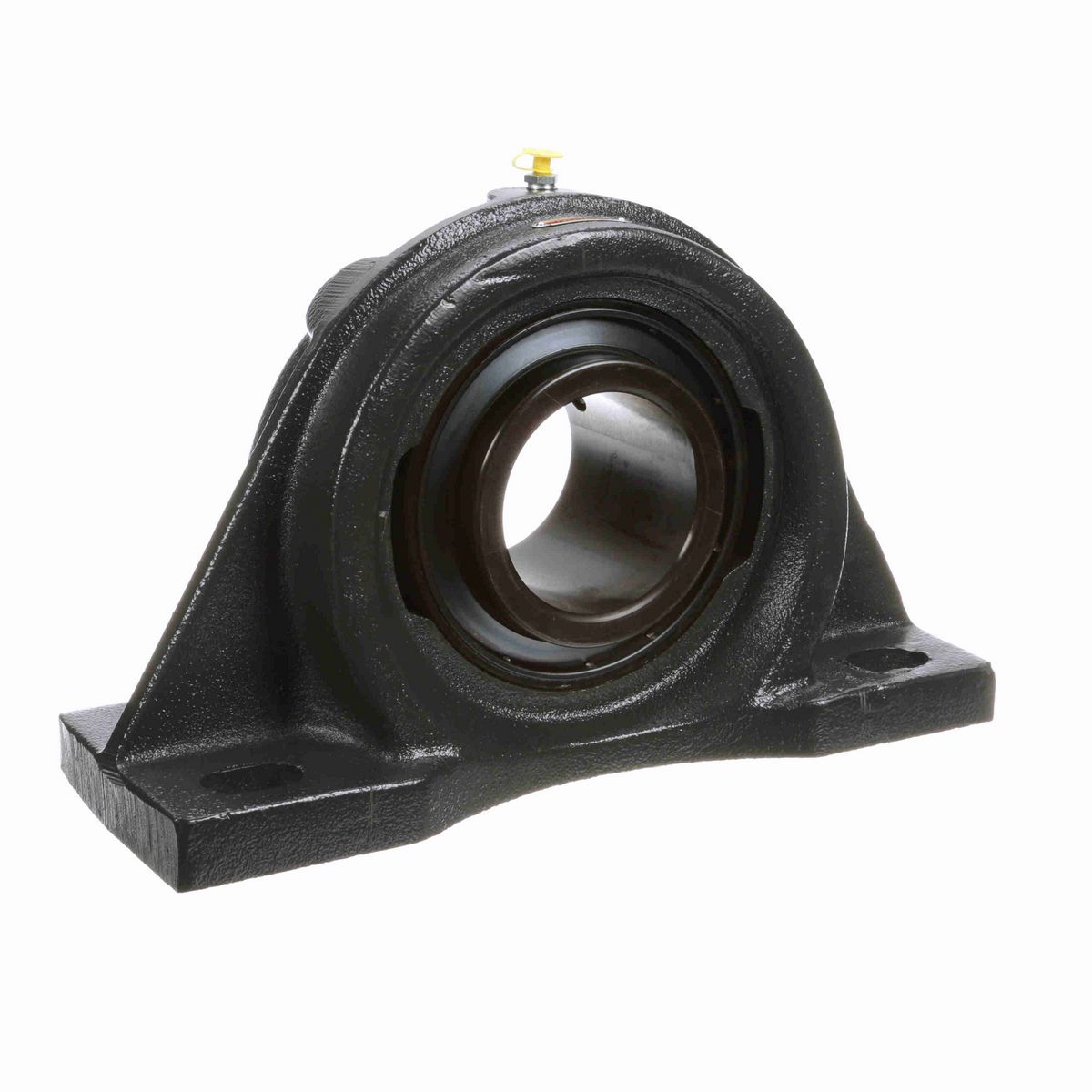 Sealmaster Mounted Cast Iron Four Bolt Pillow Block Ball Bearing - 52100 Bearing Steel, Black Oxided - Setscrew Lock - MFP-63C