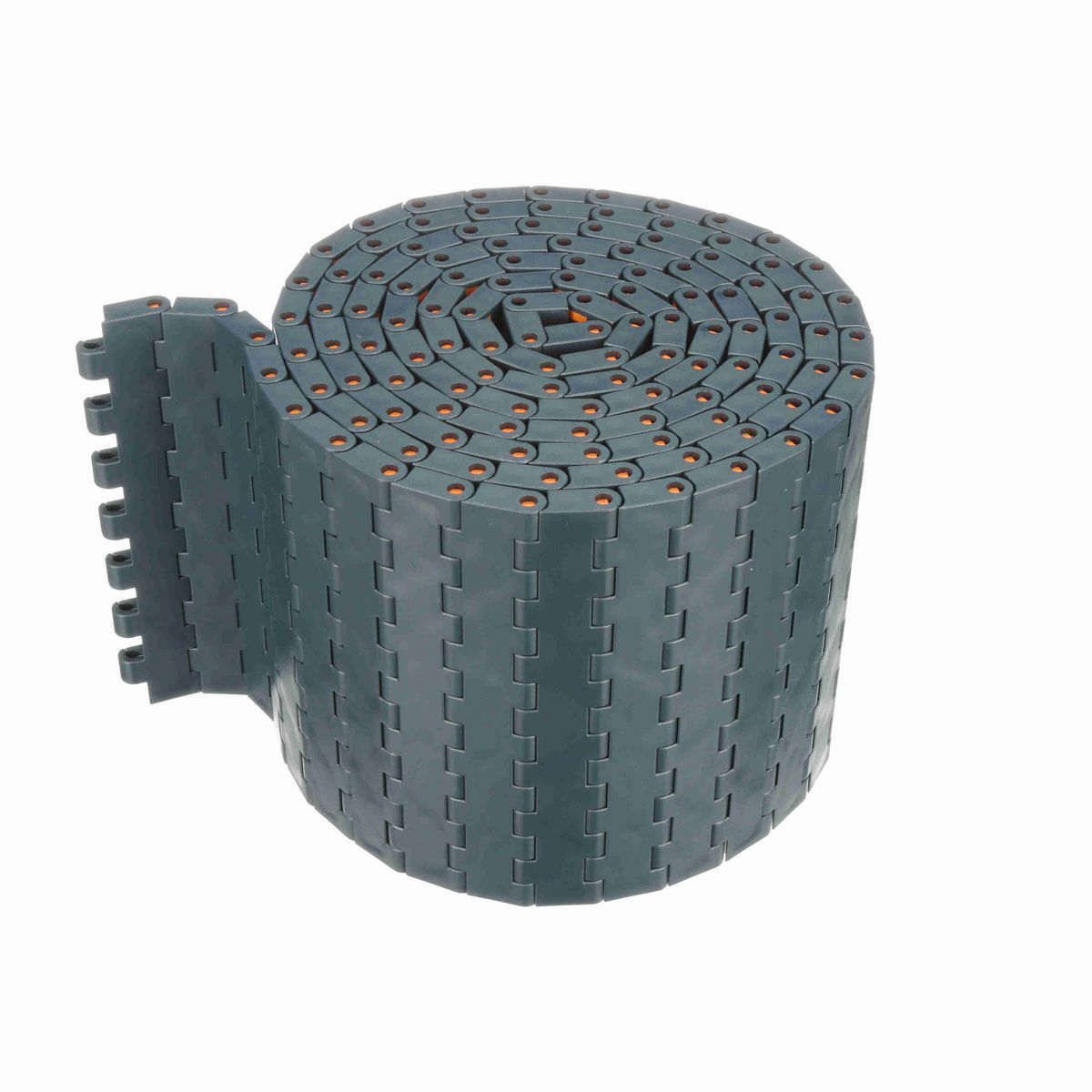 System Plast 2252FT Straight Running Solid Top, Material: NG evo (Gray Blue), Width: 7.5in, Pitch: 1in - NGE2252FT-K750